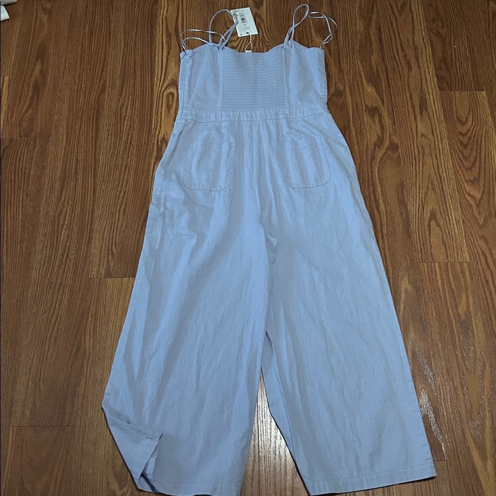 NWT Chelsea and Violet Adjustable Strap Wide Leg Ankle Length Jumper Women 10 - Picture 9 of 10